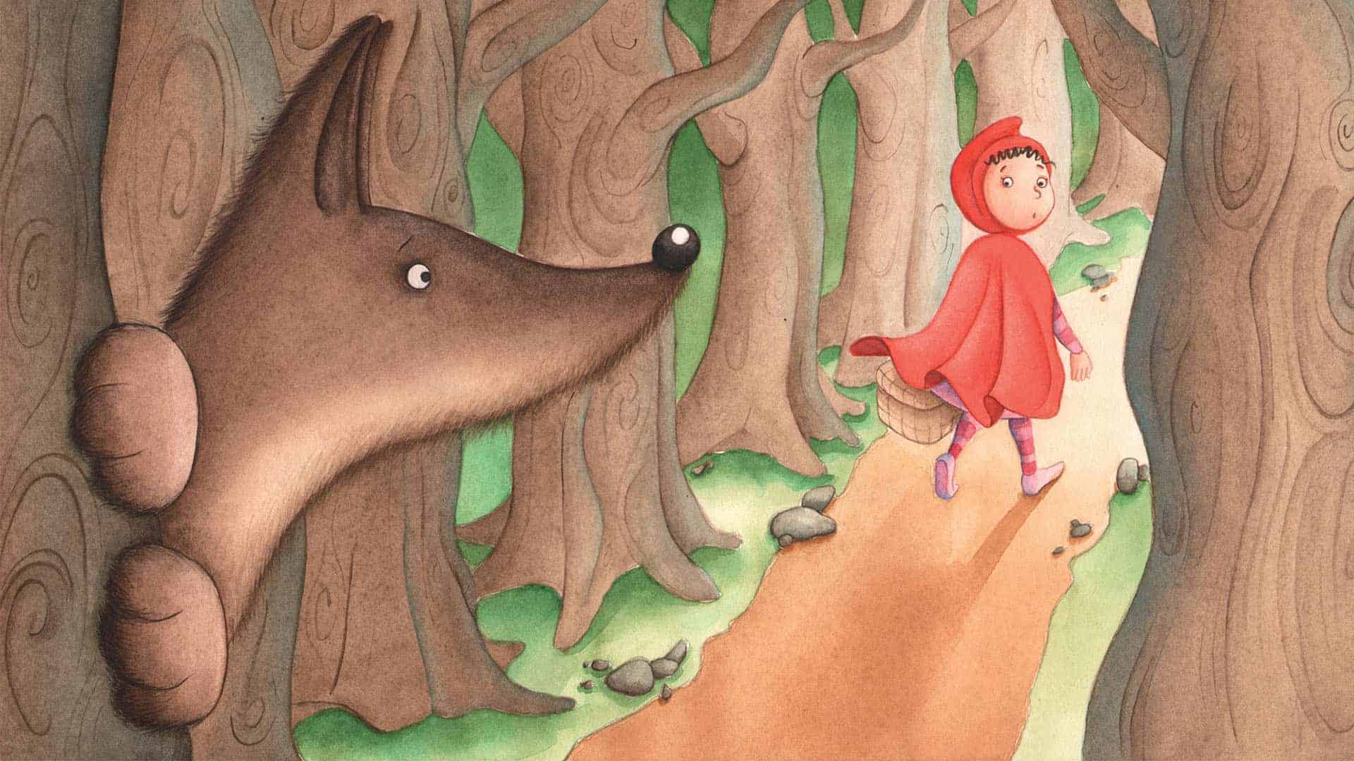 The animal-rights little red riding hood